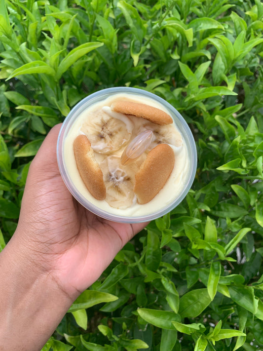 Coconut Rum-Infused Banana Mousse