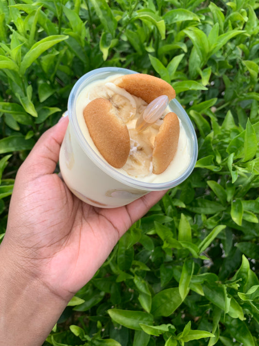 Coconut Rum-Infused Banana Mousse